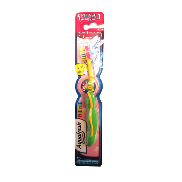Aquafresh Phase 1 Tooth Brush For 4 Month Baby 50Ml